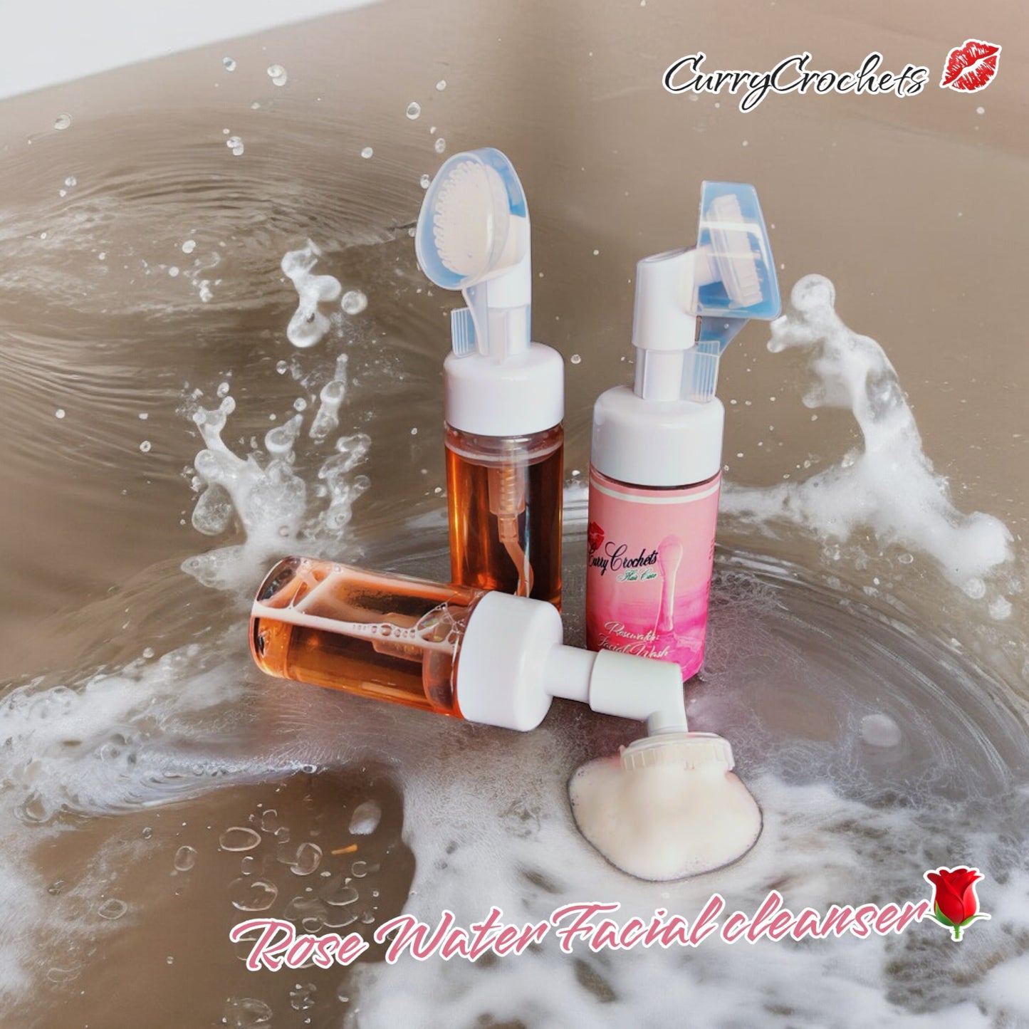 Foaming Rose Water Facial Cleanser